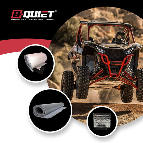 Side By Side Sound Deadening Package - B-Quiet